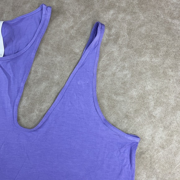 Lululemon Tank Top Shoulder Cut-Out Yoga Shirt‎ Sz 6 Purple Lavender NWT $68 - Picture 3 of 7